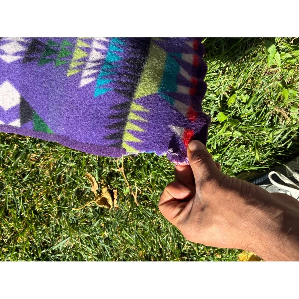 Vintage Beaver State Pendleton Wool Blanket Purple Southwestern yavapai pattern